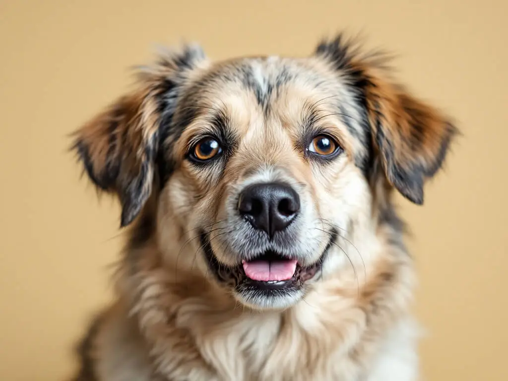 A dog giving a classic side eye, glancing sideways with an expression of curiosity, sass, or mild disapproval.