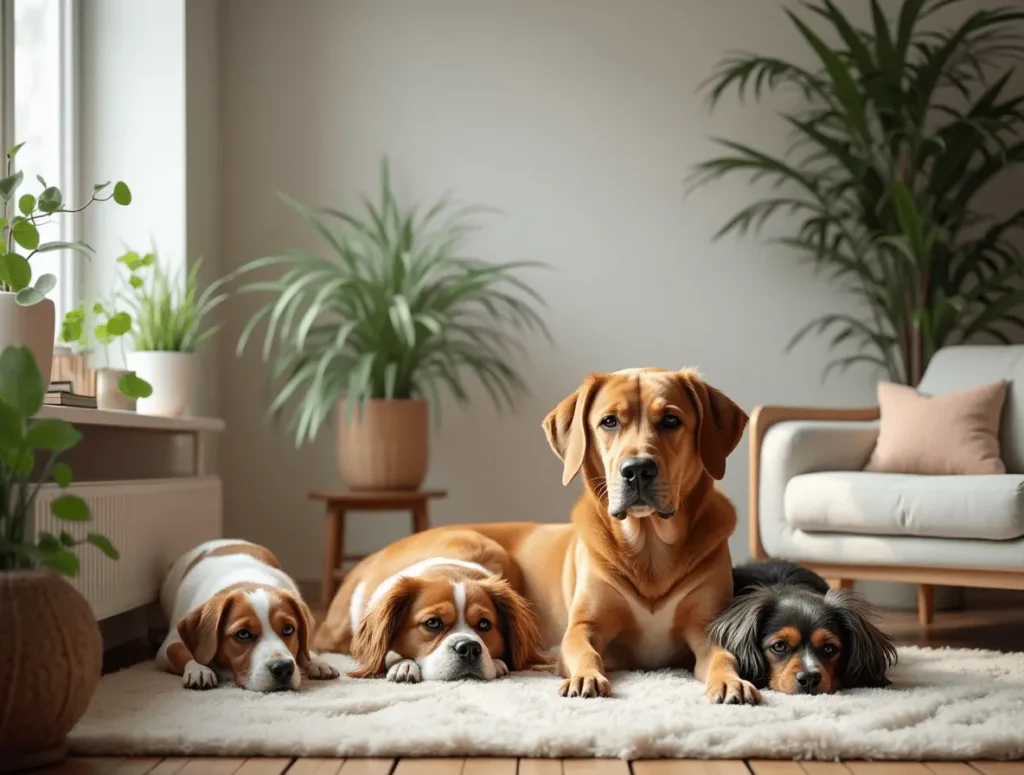 Lazy dog breeds ideal for apartment living, relaxing and enjoying a calm lifestyle