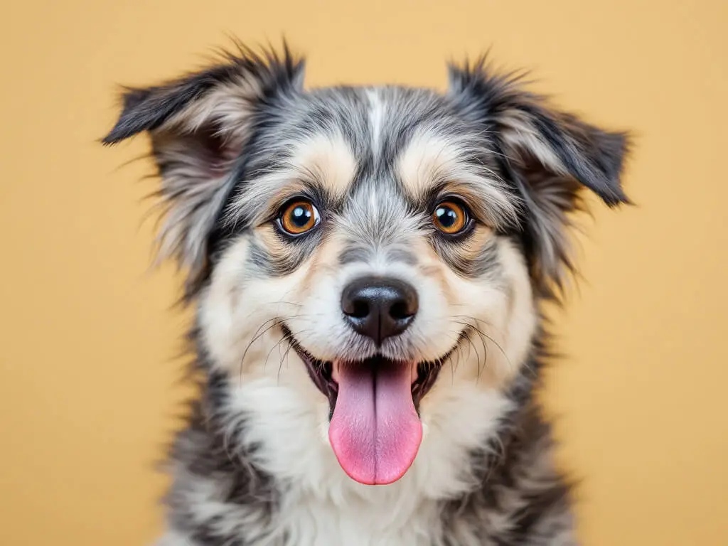 A dog giving a classic side eye, looking sideways with an expression of curiosity, sass, or mild disapproval.