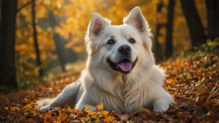 A lineup of the most aesthetic dog breeds including Afghan Hound, Samoyed, and Shiba Inu, posed against a stylish, natural backdrop.
