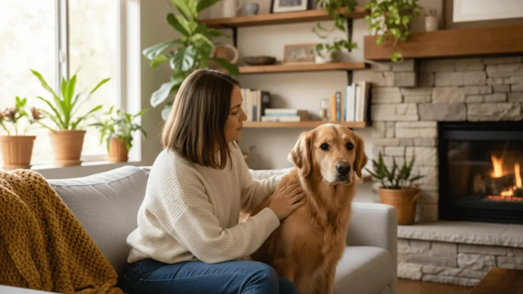 signs your dog is stressed
